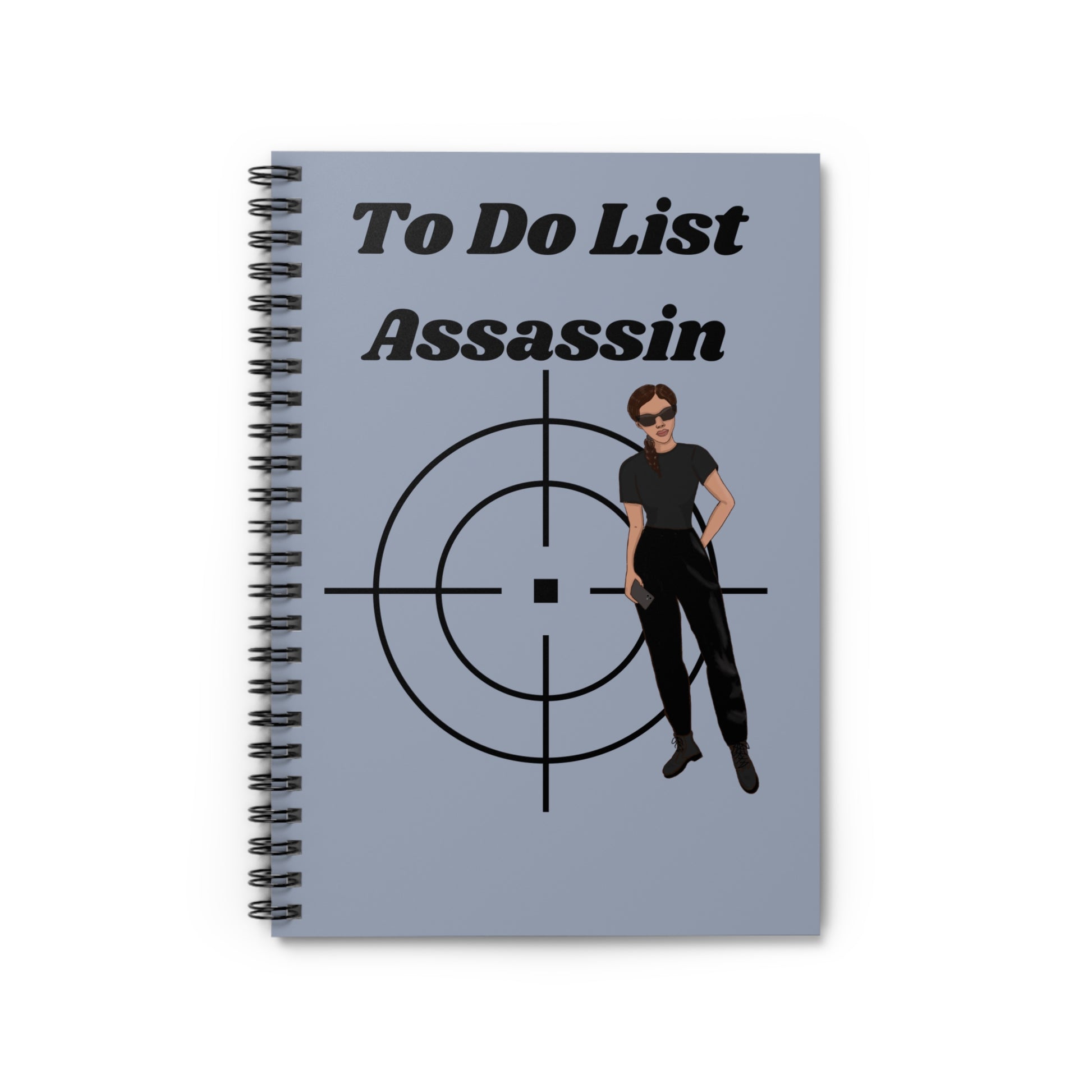 To Do List Assassin Spiral Notebook 2| Stylish Ruled Journal for Planning & Organization