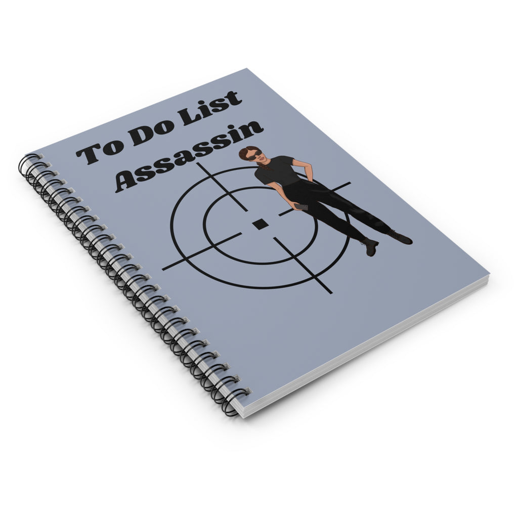 To Do List Assassin Spiral Notebook 2| Stylish Ruled Journal for Planning & Organization
