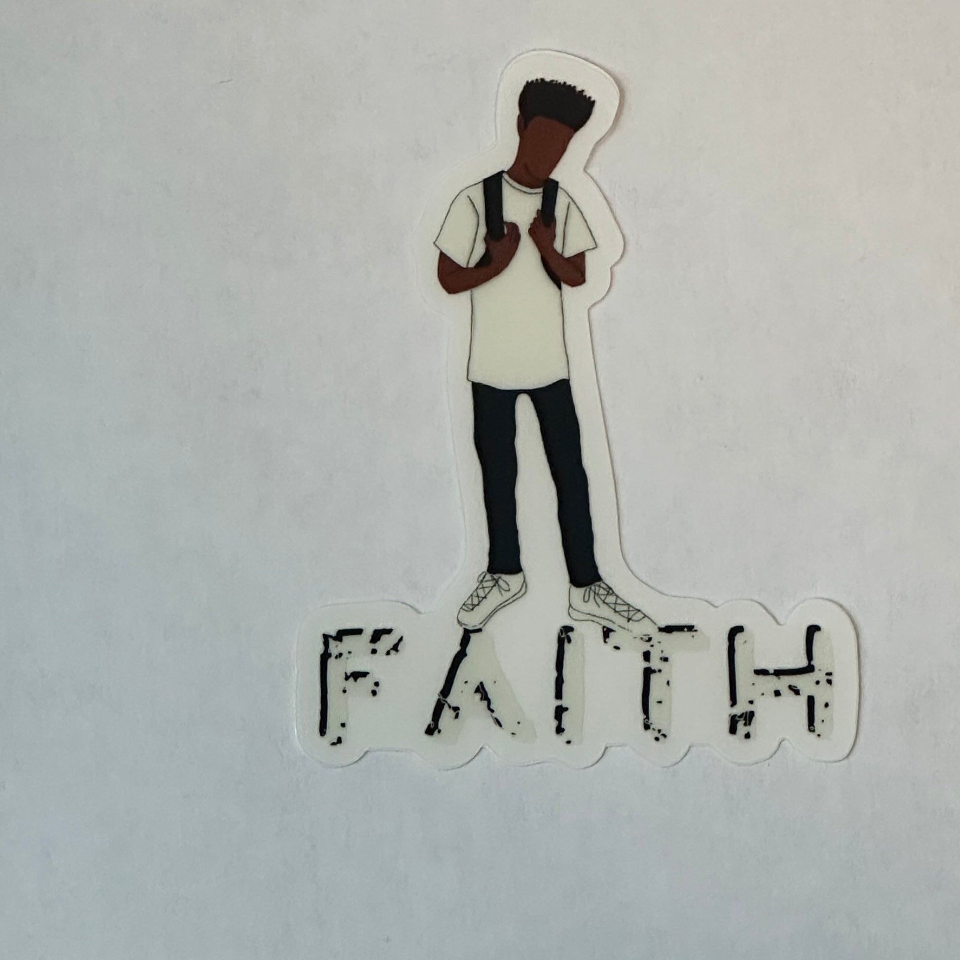 Standing on Faith Sticker