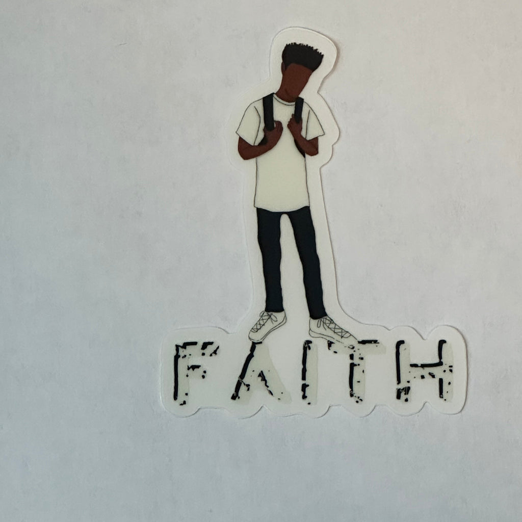 Standing on Faith Sticker