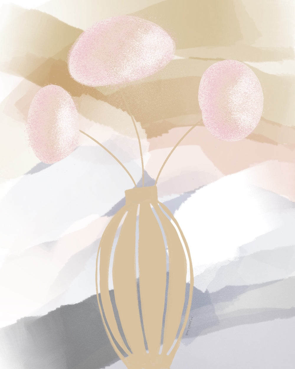 Soft Harmony 8 X 10 Art Print